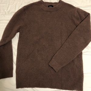 Mauve textured sweater